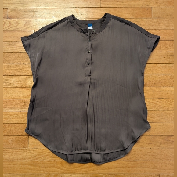 Dolman Sleeve Satin Top - Picture 2 of 6